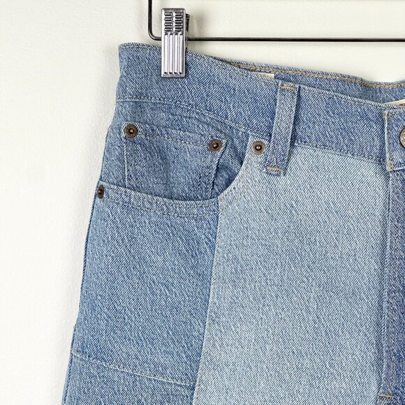 Levi's Wedgie Bootcut Premium Denim Patchwork Jeans - Picture 4 of 16